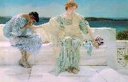 Alma Tadema  Ask Me No More oil on canvas